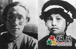　　左联五烈士冯铿与爱人柔石.jpg